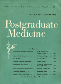 Cover image for Postgraduate Medicine, Volume 26, Issue 2, 1959