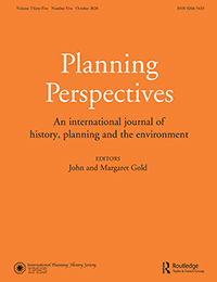 Cover image for Planning Perspectives, Volume 35, Issue 5, 2020