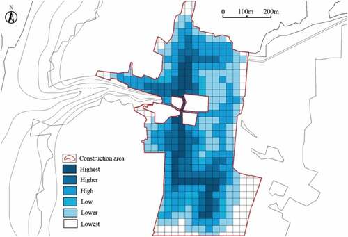 Figure 9. Distribution map of water resource carrying capacity.