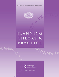Cover image for Planning Theory & Practice, Volume 18, Issue 1, 2017