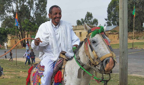 Figure 6. An Eritrean man visiting his brother, Zalambessa, by Mitiku Gabrehiwot, 11 September 2018