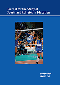 Cover image for Journal for the Study of Sports and Athletes in Education, Volume 9, Issue 3, 2015