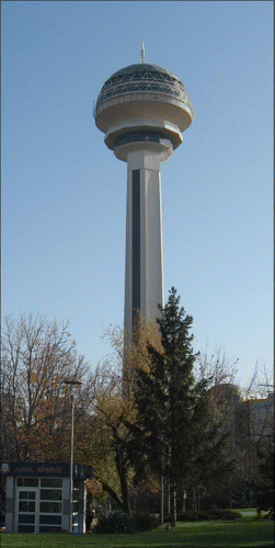 Atakule tower in Ankara, December 2010. Source: Author.