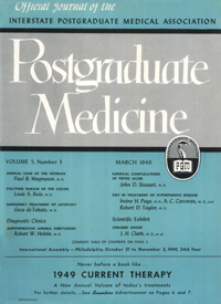 Cover image for Postgraduate Medicine, Volume 5, Issue 3, 1949