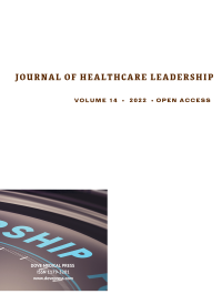 Cover image for Journal of Healthcare Leadership, Volume 4, 2012