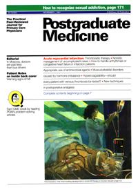 Cover image for Postgraduate Medicine, Volume 90, Issue 6, 1991