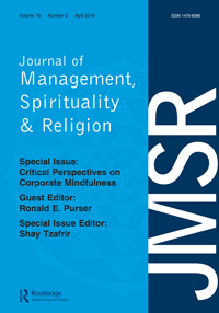 Cover image for Journal of Management, Spirituality & Religion, Volume 15, Issue 2, 2018