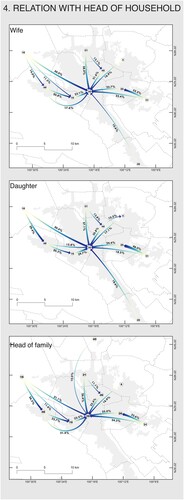 Map 6. Map of Monterrey Metropolitan Zone showing destinations who. relation to the head of the household. Women working outside their residential municipality. Range: 10–50%.