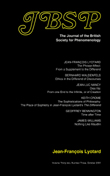 Cover image for Journal of the British Society for Phenomenology, Volume 32, Issue 3, 2001