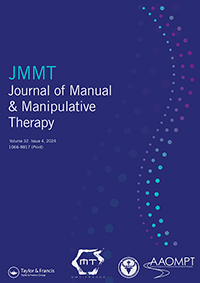 Cover image for Journal of Manual & Manipulative Therapy, Volume 32, Issue 4, 2024