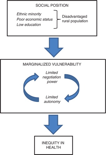 Fig. 1 Barriers to equitable access and utilization of maternal care services in Nghe An Province, Vietnam.