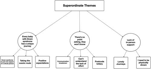 Figure 1. Superordinate themes and their sub-themes.