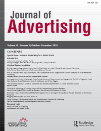 Cover image for Journal of Advertising, Volume 52, Issue 5, 2023