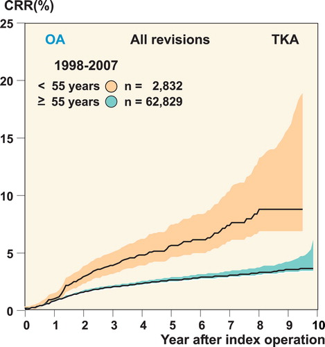Figure 3.  Revision rate for TKA.