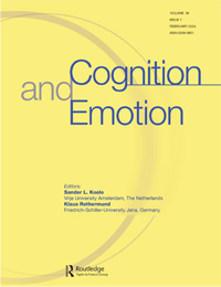 Cover image for Cognition and Emotion, Volume 38, Issue 1, 2024