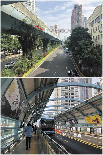 Figure 2. BRT system in Xiamen Island