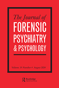 Cover image for The Journal of Forensic Psychiatry & Psychology, Volume 35, Issue 4, 2024