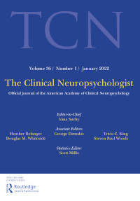 Cover image for The Clinical Neuropsychologist, Volume 36, Issue 1, 2022