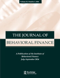 Cover image for Journal of Behavioral Finance, Volume 25, Issue 3, 2024