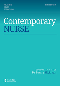 Cover image for Contemporary Nurse, Volume 52, Issue 5, 2016