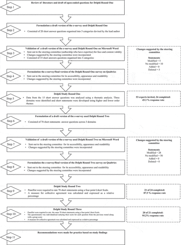 Figure 1. Delphi procedure.