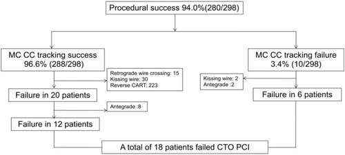Figure 1 Clinical management of procedure.