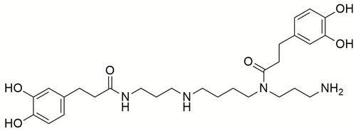 Figure 1 Chemical structure of kukoamine B (Kuk B).
