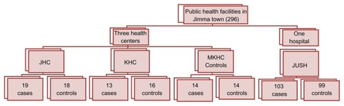 Figure 1 Flow chart of distribution of the study cases and controls.