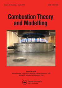 Cover image for Combustion Theory and Modelling, Volume 23, Issue 2, 2019