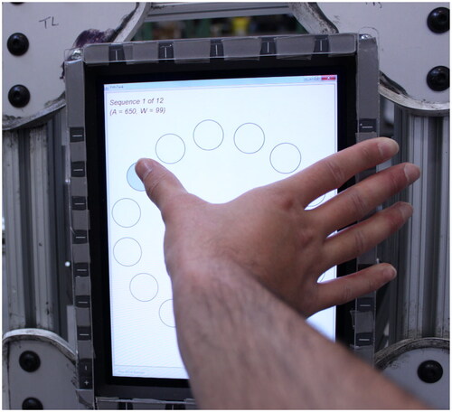 Figure 28. In the supported condition, when reaching for a far target, the hand often hid the subsequent target, which was located closer to the hand.