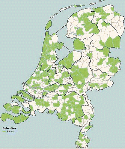 Figure 1. Municipalities participating in the BANS programme (Source: www.SenterNovem.nl, July 2, 2007).