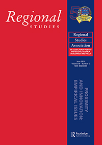 Cover image for Regional Studies, Volume 49, Issue 6, 2015