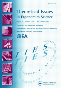 Cover image for Theoretical Issues in Ergonomics Science, Volume 22, Issue 4, 2021