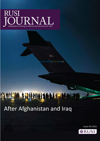 Cover image for The RUSI Journal, Volume 167, Issue 4-5, 2022