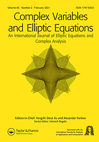 Cover image for Complex Variables and Elliptic Equations, Volume 66, Issue 2, 2021