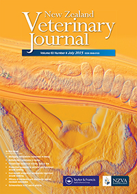 Cover image for New Zealand Veterinary Journal, Volume 63, Issue 4, 2015