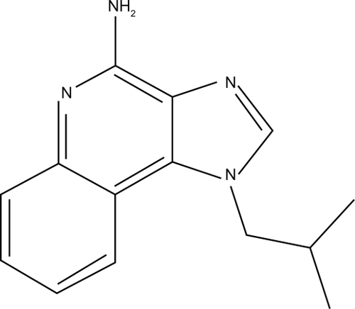 Figure 1 Chemical structure of Imiquimod.