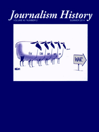 Cover image for Journalism History, Volume 40, Issue 2, 2014