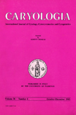 Cover image for Caryologia, Volume 36, Issue 4, 1983