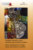 Cover image for Canadian Journal of Latin American and Caribbean Studies / Revue canadienne des études latino-américaines et caraïbes, Volume 36, Issue 71, 2011