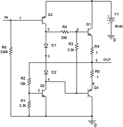 Figure 5. Amplifier of computational example.