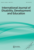 Cover image for International Journal of Disability, Development and Education, Volume 61, Issue 1, 2014