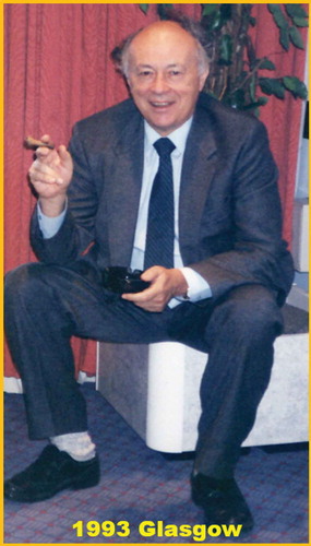 Figure 2. Gottfried enjoying a cigar