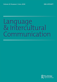 Cover image for Language and Intercultural Communication, Volume 18, Issue 2, 2018