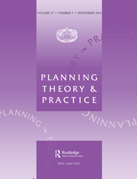 Cover image for Planning Theory & Practice, Volume 17, Issue 3, 2016