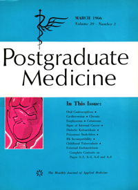 Cover image for Postgraduate Medicine, Volume 39, Issue 3, 1966