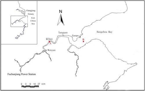 Figure 1. Location of the Qiantang Estuary.