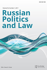 Cover image for Russian Politics & Law, Volume 55, Issue 1, 2017