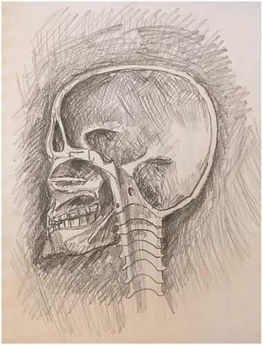 Figure 6. Lockdown anatomy sketching.