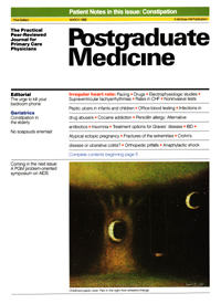 Cover image for Postgraduate Medicine, Volume 83, Issue 4, 1988